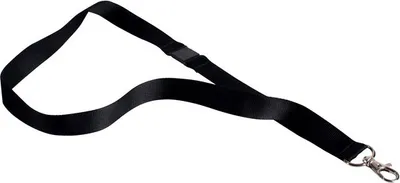 Produktbild von 10x Textilband für Auswelter Schlüsselband Lanyard Safety schwarz