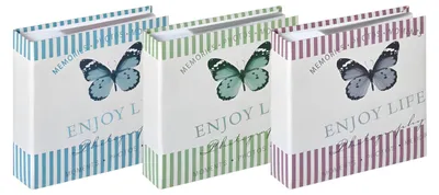 Produktbild von Einsteckalbum Mariposa grün, blau, violett