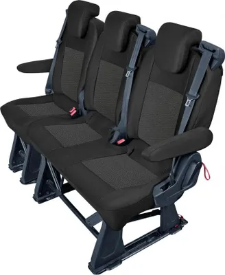 Produktbild von Maß-Sitzbezüge kompatibel mit Ford Transit Custom 6.2018- 3er-Bank für 2 oder 3 Reihe Z460634