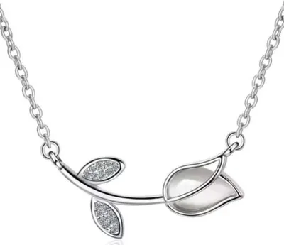 Produktbild von Halskette RF-23417 - Eleganter Silberschmuck für Damen KP23417