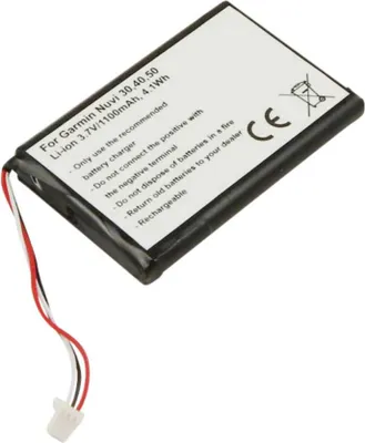 Productafbeelding van Avizar, vervangingsaccu 1100 mAh voor Garmin nüvi 30/50 GPS, 3,7 V, zwart