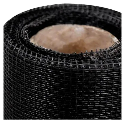 Produktbild von Insektennetz aus Glasfaser für Fenster und Türen - 100x500cm, schwarz, geeignet für Vogelkäfige und DIY-Projekte