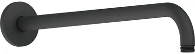 Image de Duravit Bras de douche universel montage mural Noir mat 410 mm - UV0670028046