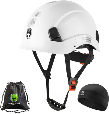 Produktbild von Schutzhelm mit Licht EN50360 EN397, unlüftet, für Baustelle
