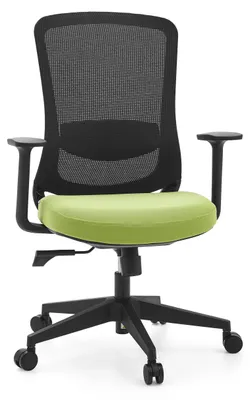 Produktbild von hjh OFFICE Home Office Bürostuhl Sedito Schreibtischstuhl mit Armlehnen Stoff / Netzstoff Drehstuhl