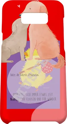 Produktbild von Mr. & Mrs. Panda Samsung Galaxy S8 plus Handyhülle  Hunde Liebe - Weiß - Geschenk, Verliebt, Herz, Sprüche, Handy Case, Vertrauen, Hülle, Hund, Cover