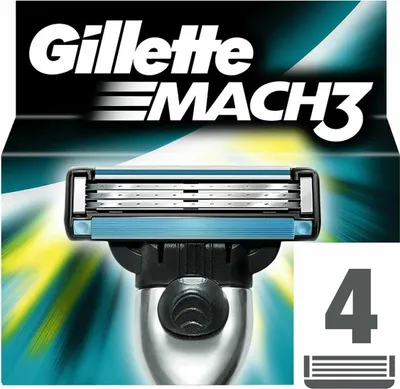 Produktbild von Gillette Mach 3, Männer, Gillette, Mach 3, 4 Stück(e)