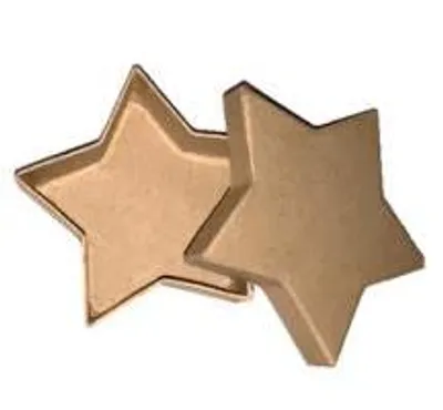 Produktbild von Décopatch 4x Stern-Schachtel BT096C