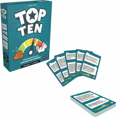 Image de Cocktail Games, Top Ten, nominé pour le jeu de l'année 2022, 4-9 joueurs, 12+
