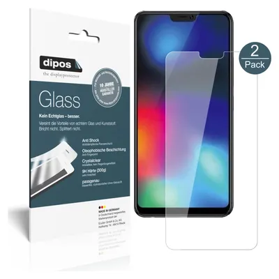 Produktbild von 2x Schutzfolie für Vivo Z1i - Anti-Shock 9H Folie dipos Glass Displayfolie