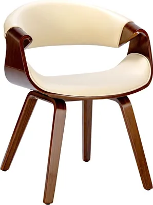Produktbild von Esszimmerstuhl Foley Kunstleder walnuss/creme