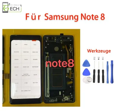 Produktbild von Für Samsung Galaxy Note 8 N950F LCD Display (OLED) Bildschirm Touchscreen