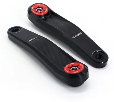 Produktbild von windmeile | Lekkie Buzz Bars Pedalarme, Square Drive 160mm, V2.1, Schwarz und Rot, Kurbeln für Bafang BBS01/02/HD, E-Bike, Pedelec