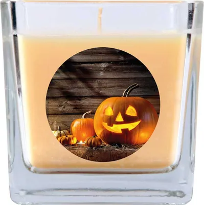 Obrázek produktu pro HS Candle "Halloween" vonná svíčka ve sklenici - na výběr z mnoha motivů, ideální podzimní dekorace