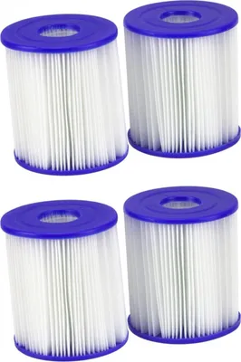 Produktbild von Summer Waves Pool Ersatz Filterpatrone Filterkartusche Größe 1 im 4er Pack