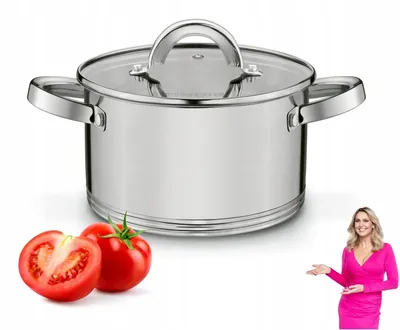 Obrázek produktu pro Konighoffer Petra Nerezový hrnec na indukci s poklicí 2,7 l
