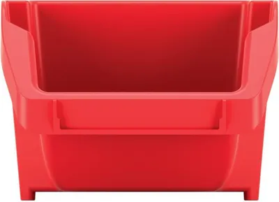 Produktbild von Werkzeugschale lang mit Wandhalterung breite 16 cm Rot