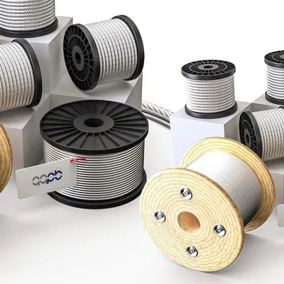 Immagine prodotto di Fune in acciaio inossidabile 4 mm, 5 m, 7x19, AISI 316 V4A