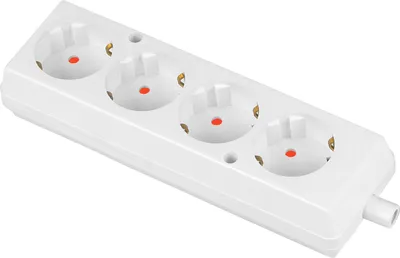 Immagine prodotto di Presa multipla portatile 4x 230V Schuko bianco