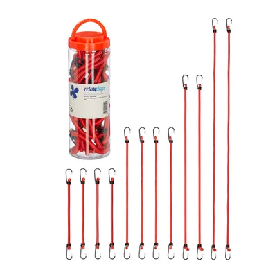 Produktbild von relaxdays Spanngummi 12er Set 4 Größen