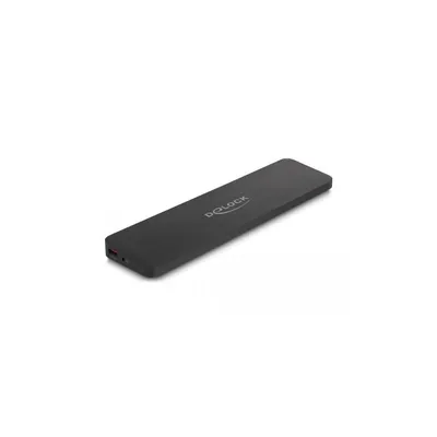 Produktbild von Delock USB Type-C Triple Display Dockingstation mit DisplayLink 4K / USB 5 Gbps / LAN / SD / Audio / PD 80 W