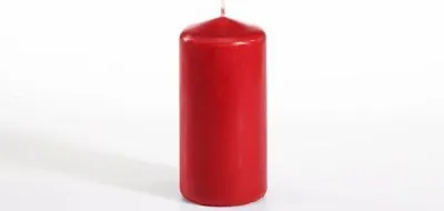 Produktbild von Papstar Stumpenkerzen Ø 50 mm 100 mm rot, 10 x 1 Stück