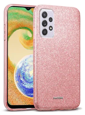 Obrázek produktu pro Pouzdro na mobilní telefon pro Samsung Galaxy A23 5G, třpytivý kryt TPU, ochranný kryt, růžové zlato