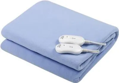 Obrázek produktu pro Elektrická deka Gallet GALCCH160 Počet nastavení tepla 3, Počet osob 2, Omyvatelná, Dálkové ovládání, Polar fleece, 2 x 60 W, Modrá