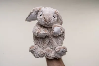 Zdjęcie produktu dla Lalka ręczna królik 25 cm przytulanka Uni-Toys