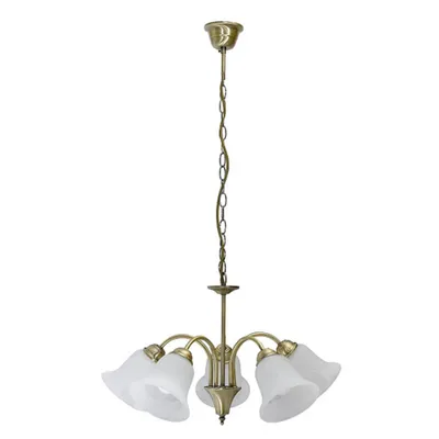 Produktbild von Rabalux 7375 Kronleuchter 5 Spots Francesca, E14, bronze-silber-weiß, rund, Klassisch, ø600mm
