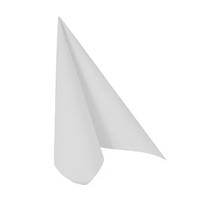 Produktbild von Servietten 25x25cm 'Royal Collection' (20St) uni, Farbe:weiß