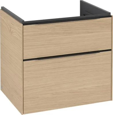 Image de Villeroy & Boch Subway 3.0 armoire sous lavabo, 2 tiroirs, 622x576x478mm, C57601VJ