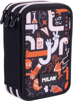 Obrázok produktu pre MILAN 3-polohové puzdro na ceruzky s príslušenstvom