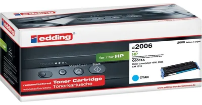 Produktbild von Edding EDD-2006 HP Q6001A cyan