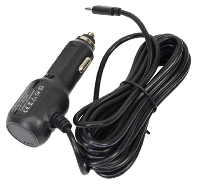 Produktbild von PNI car Charger with USB-C Plug 12V/24V - 5V, for car DVR, Cable