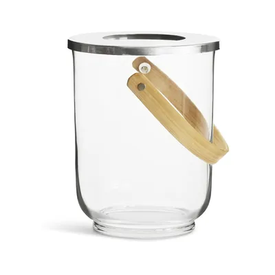 Produktbild von Sagaform Nature Sektkühler, Vase oder Windlicht aus Glas, Ø 18,5 x 23 cm