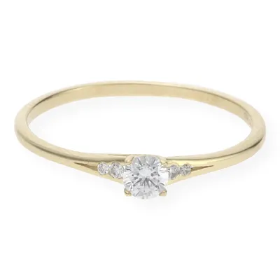 Produktbild von JuwelmaLux Ring 333/000 (8 Karat) Gold synth. Zirkonia JL39-07-0022 50