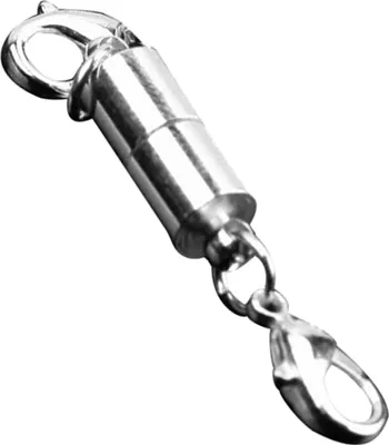 Produktbild von Haken-Schmuckzubehör, DIY-Werkzeuge, zylindrische Halskette, Armband, Magnetverschluss-Silber