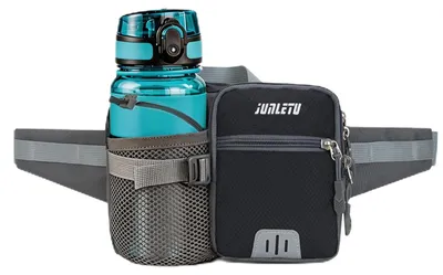 Hüfttasche mit Flaschenhalter, Sport, für Laufen, Radfahren, Reisen