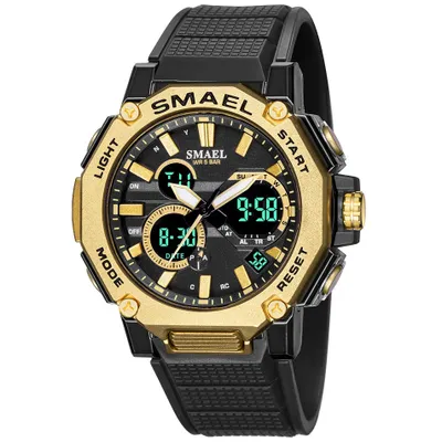 Produktbild von SMAEL TR-14130 Uhr - Schwarz/Gold für Herren KP14130