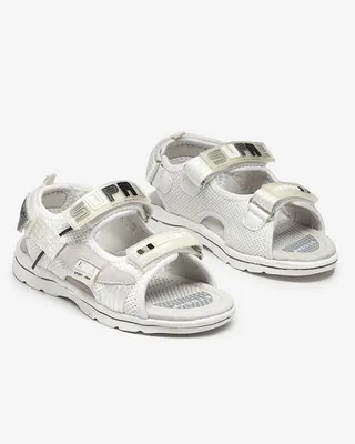 Produktbild von Weiße Kindersandalen mit Netiks-Patches - Schuhe, Größe 29