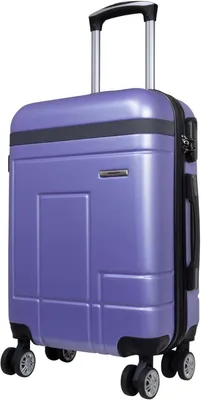 Produktbild von Kleiner Handgepäck Reisekoffer Genf 40L Hartschale Trolley ABS blau