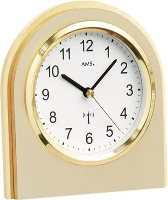 Immagine prodotto di Orologio da tavolo con placcatura moderna in ottone - AMS Modello: 5197