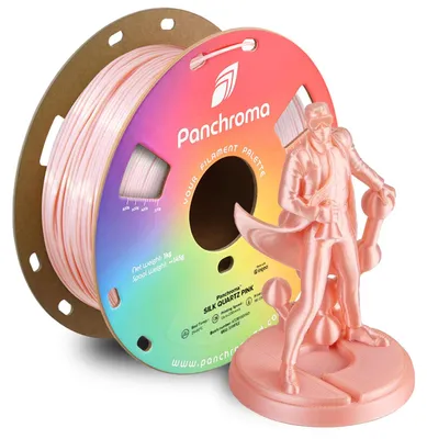 Zdjęcie produktu dla Polymaker Panchroma™ PLA Silk Quartz Pink 1,75 mm 1 kg