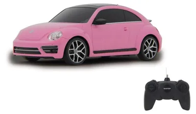 Productafbeelding van VW Kever, schaal 1:24, roze, 27MHz