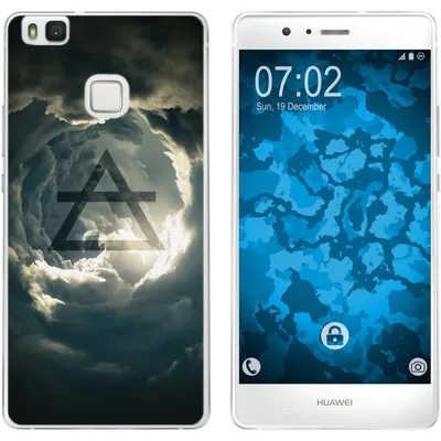 Produktbild von PhoneNatic Case kompatibel mit Huawei P9 Lite Silikon-Hülle Element Luft M1