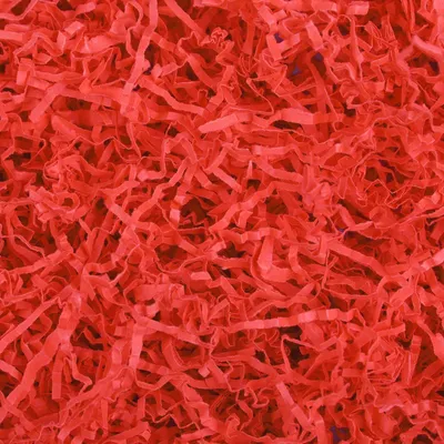 Produktbild von Creative Deco 200g Rot Füllmaterial aus Papier | Papier-Schnitzel | Deko-Stroh für Zuhause | Verpackungs-Material für Weihnachts-Geschenke und Geschenk-körbe  | KOMMT IN BLAUER TASCHE