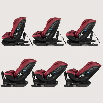 Produktbild von Lionelo Bastiaan RWF i-Size Kindersitz 0-36 kg ISOFIX 360° Autositze Kinderautositze - Rot