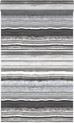 Produktbild von Origin Wallcoverings Tapete Marmor-Optik Schwarz und Weiß 53 cm x 10.05 m