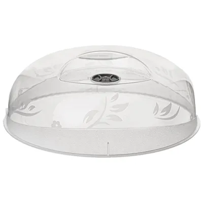 Produktbild von Orion Mikrowellendeckel aus Kunststoff, transparent, rund, Spritzschutz, Ø 29 cm, Höhe 11 cm, 161 g